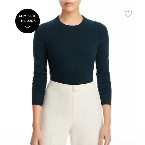 NWT - C by Bloomingdale’s Women’s Cashmere Crewneck Sweater - Picture 6 of 11